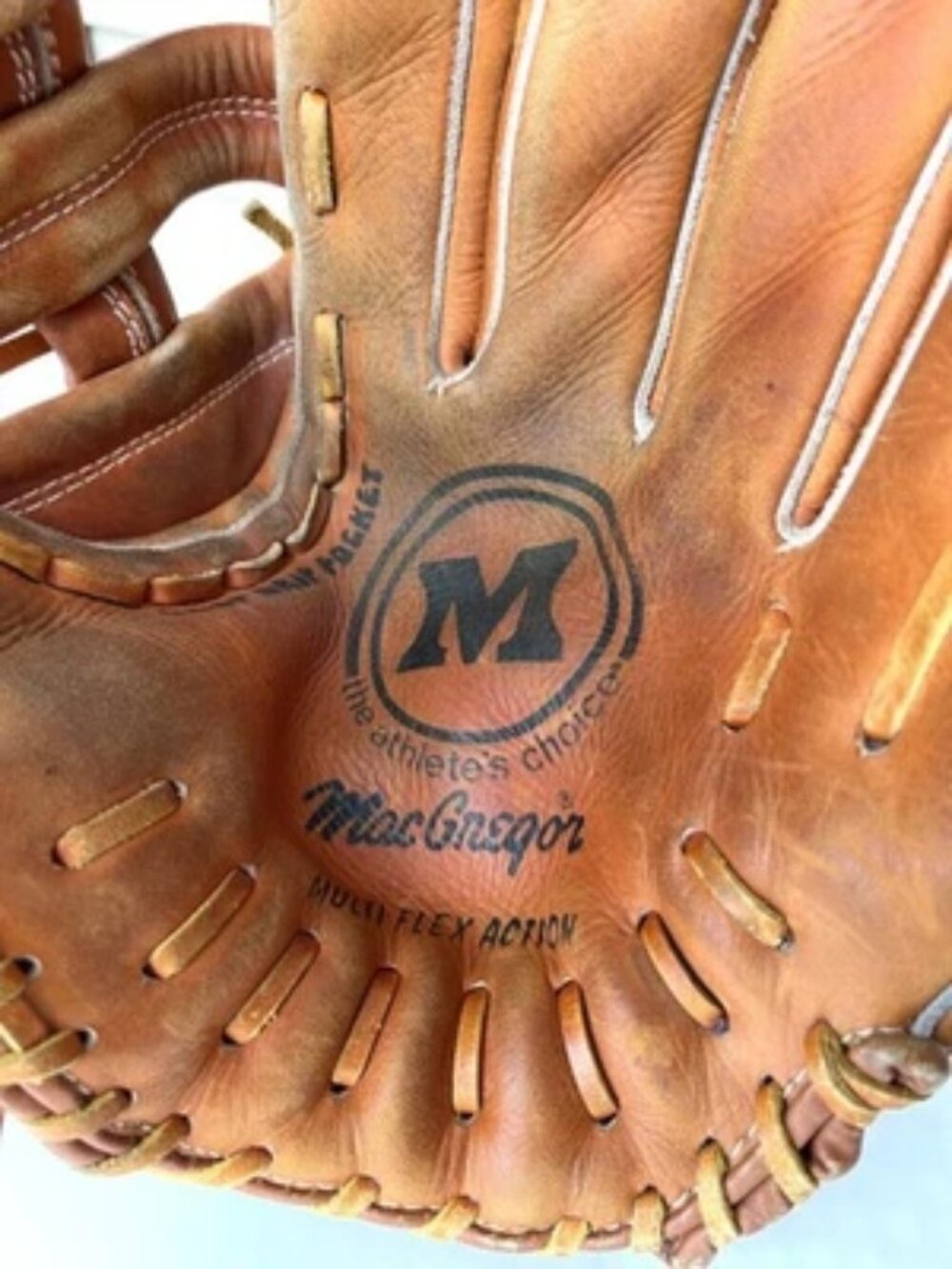 MacGregor Hatchback MG65 Baseball Glove 13" for RHT Deep Grip Pocket Multi Flex